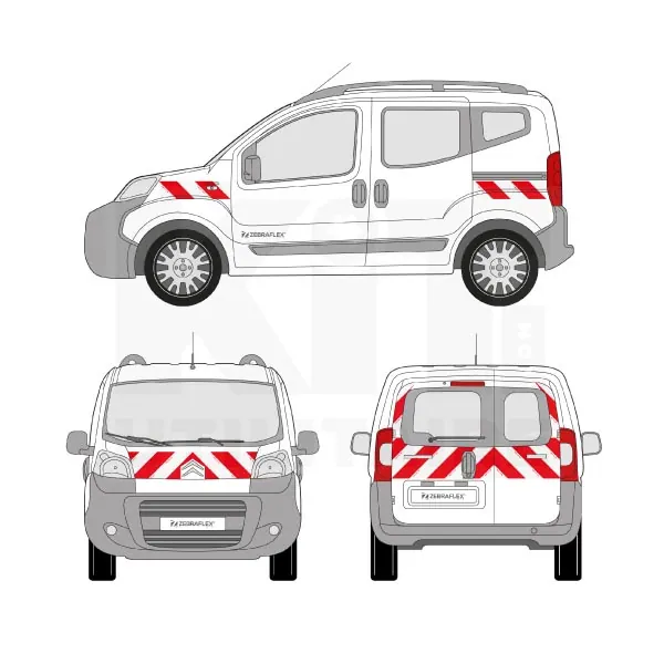 Kit de balisage Classe A - 2008 équipement pour utilitaire Citroen Nemo 2008 