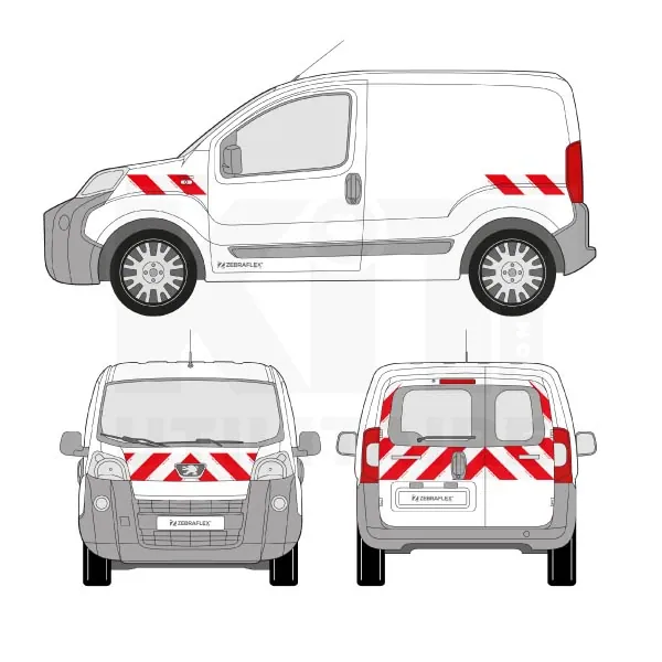 Kit de balisage Classe A - 2008 équipement pour utilitaire Peugeot Bipper 2008 