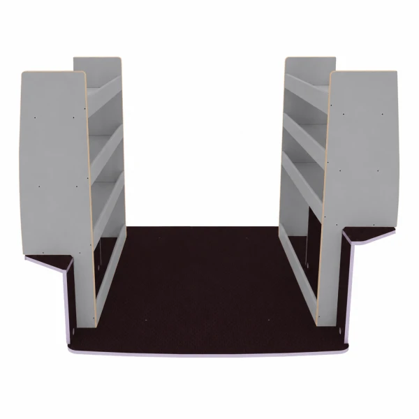 Aménagement bois optimum K6 équipement pour utilitaire Citroen Nemo 2008 