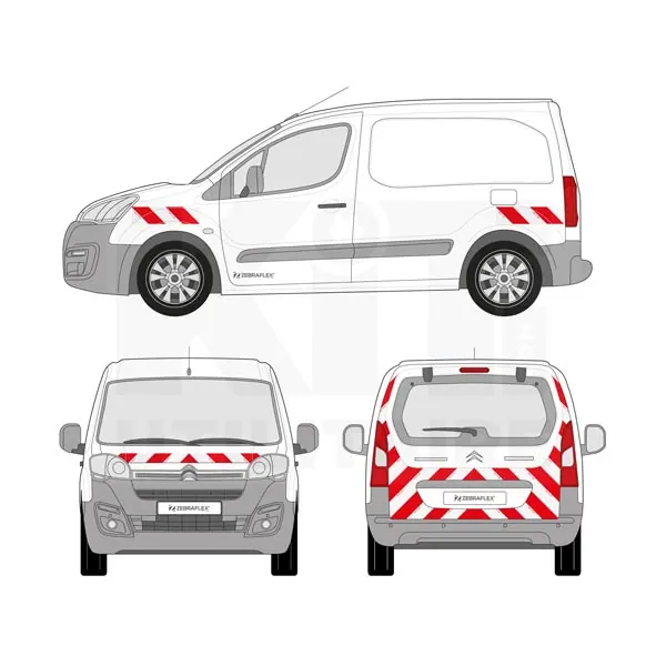 Kit de balisage Classe A - 2014 - Hayon équipement pour utilitaire Citroen Berlingo II 2008 