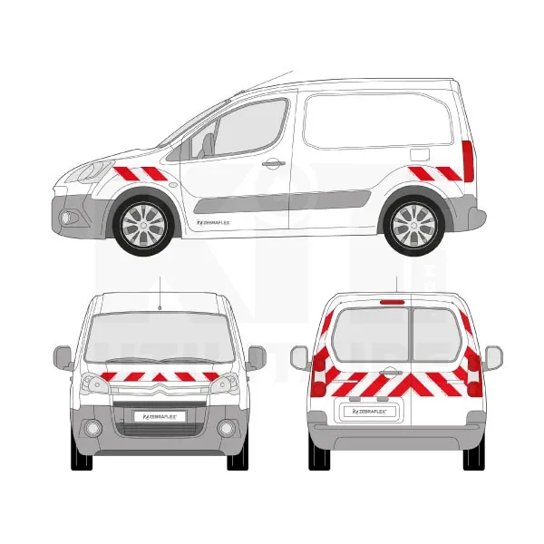 Kit de balisage Classe A - 2008 équipement pour utilitaire Citroen Berlingo II 2008 