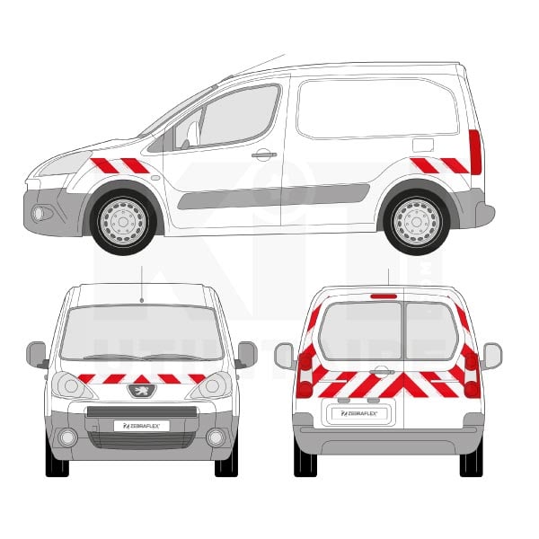 Kit de balisage Classe A - 2008 équipement pour utilitaire Peugeot Partner II 2008 