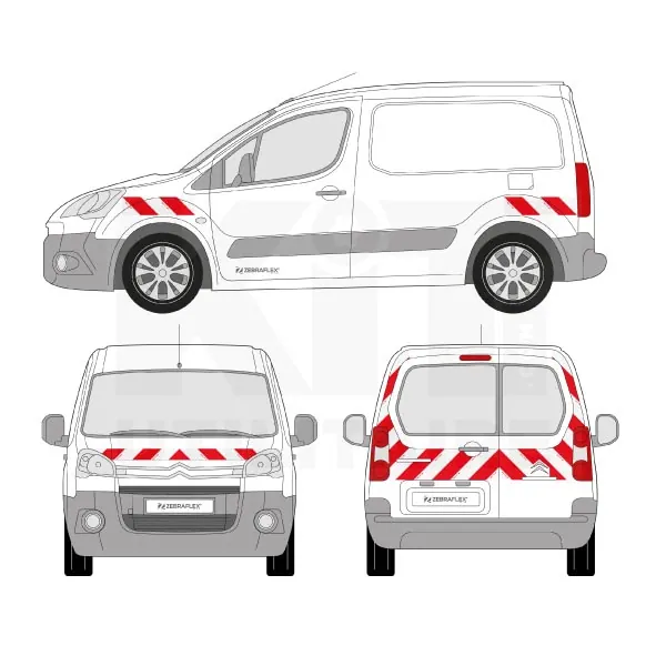 Kit de balisage Classe A - 2013 équipement pour utilitaire Citroen Berlingo II 2008 