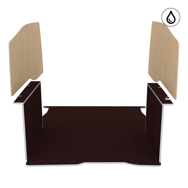 Habillage bois natural K5 CP antidérapant + vernis équipement pour utilitaire Peugeot Partner II 2008 