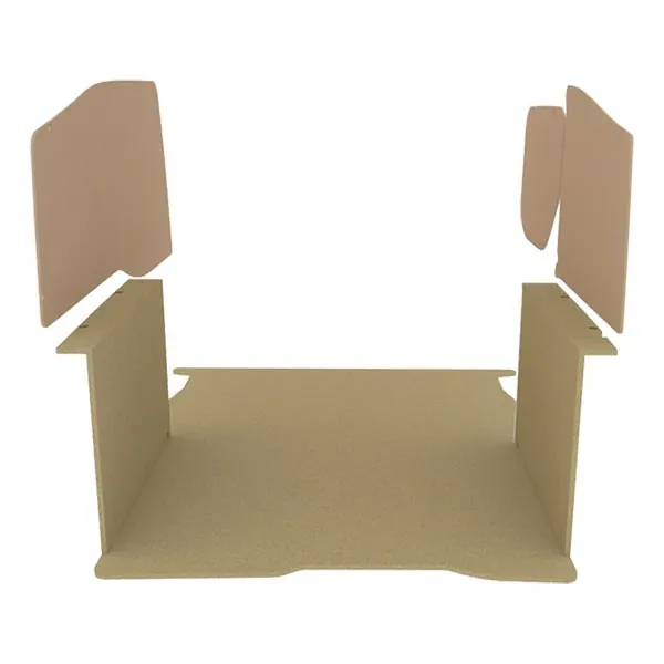 Habillage bois natural K2 aggloméré + MDF / Portes arrière incluses équipement pour utilitaire Peugeot Partner II 2008 