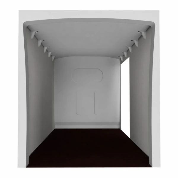 Plafond contreplaqué filmé gris équipement pour utilitaire