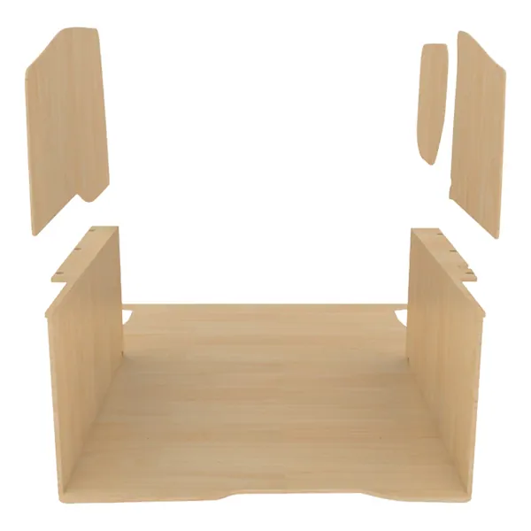 Habillage bois natural K4 CP brut équipement pour utilitaire Peugeot Partner II 2008 