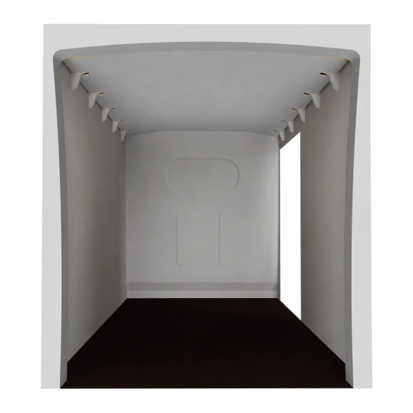 Plafond contreplaqué filmé gris équipement pour utilitaire