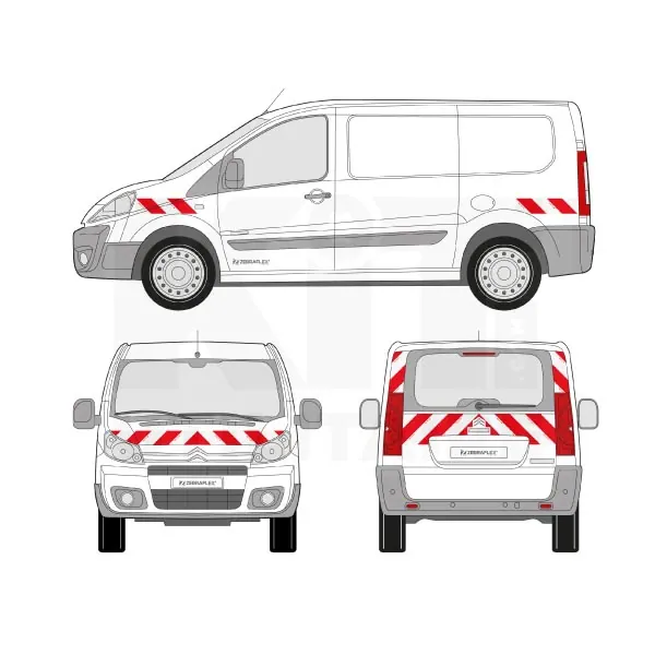 Kit de balisage Classe A - 2013 - Hayon équipement pour utilitaire Citroen Jumpy II 2007 