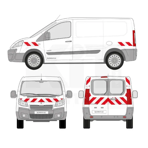 Kit de balisage Classe A - 2013 équipement pour utilitaire Peugeot Expert II 2007 