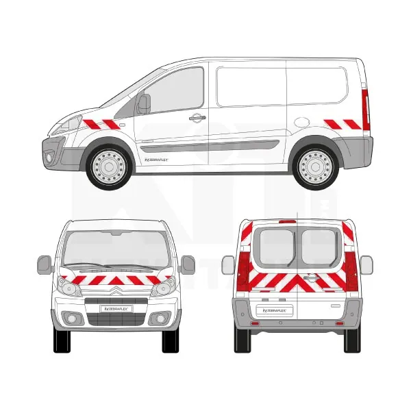 Kit de balisage classe B - 2007 équipement pour utilitaire Citroen Jumpy II 2007 