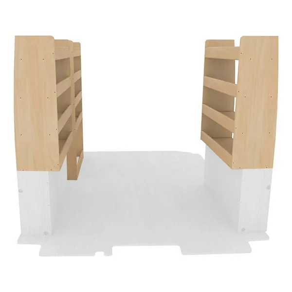 Pack casiers bois équipement pour utilitaire Citroen Jumpy II 2007 