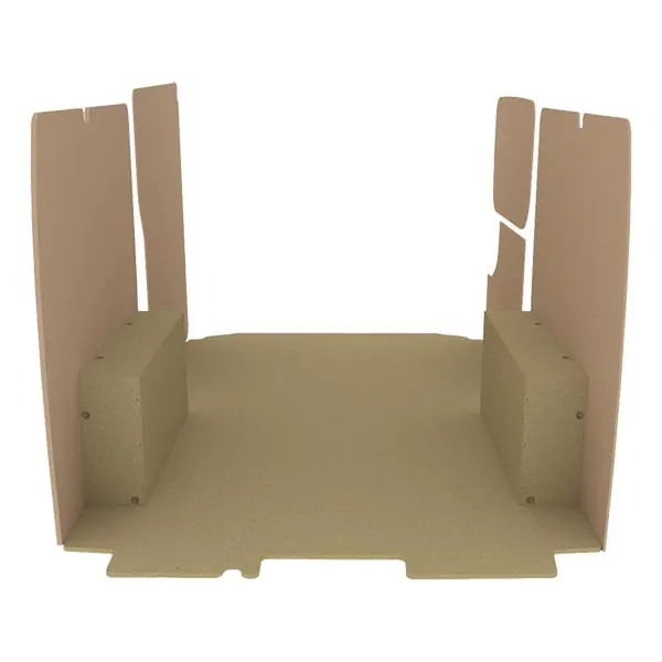 Habillage bois natural K2 aggloméré + MDF / Portes arrière incluses équipement pour utilitaire Citroen Jumpy II 2007 