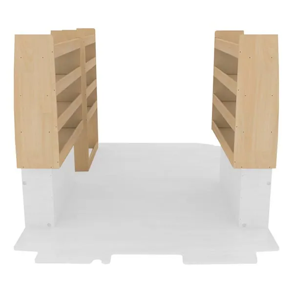 Pack casiers bois équipement pour utilitaire Citroen Jumpy II 2007 