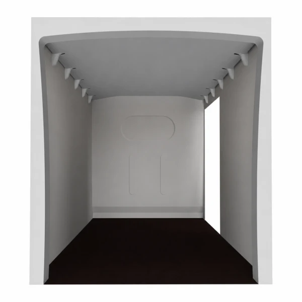 Plafond contreplaqué filmé gris équipement pour utilitaire