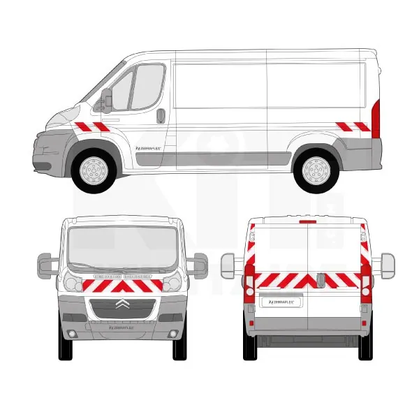 Kit de balisage classe B - 2006 équipement pour utilitaire Citroen Jumper II 2006 