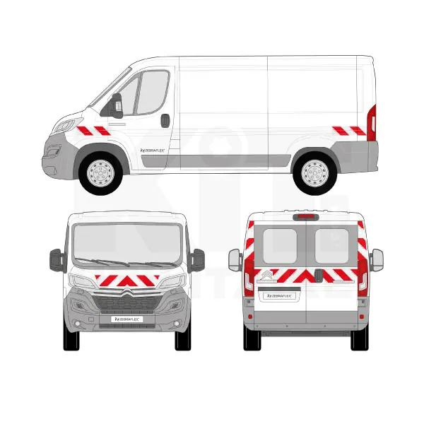 Kit de balisage classe B - 2014 équipement pour utilitaire Citroen Jumper II 2006 
