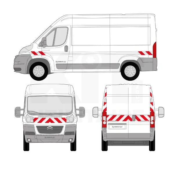 Kit de balisage classe B - 2006 équipement pour utilitaire Citroen Jumper II 2006 