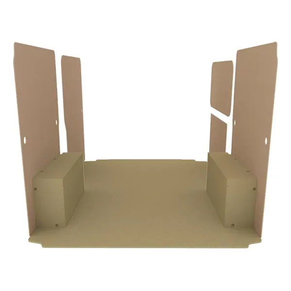 Habillage bois natural K2 aggloméré + MDF / Portes arrière incluses équipement pour utilitaire Peugeot Boxer II 2006 