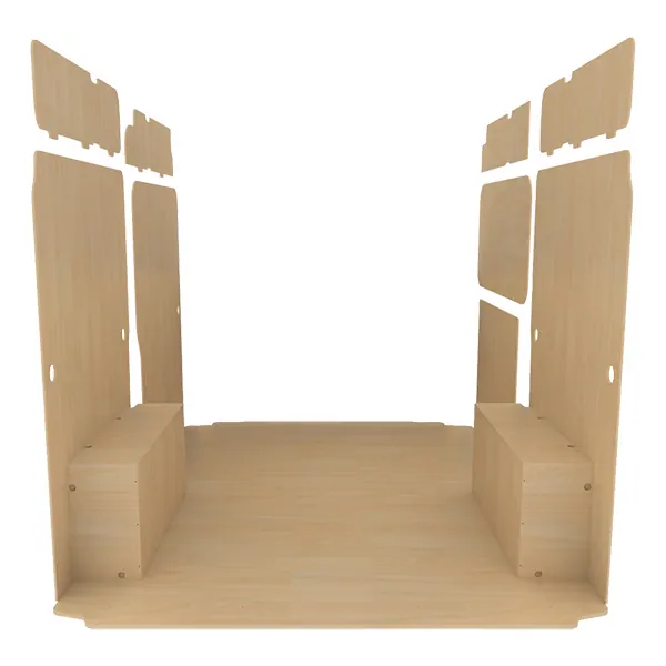 Habillage bois natural K4 CP brut équipement pour utilitaire Peugeot Boxer II 2006 