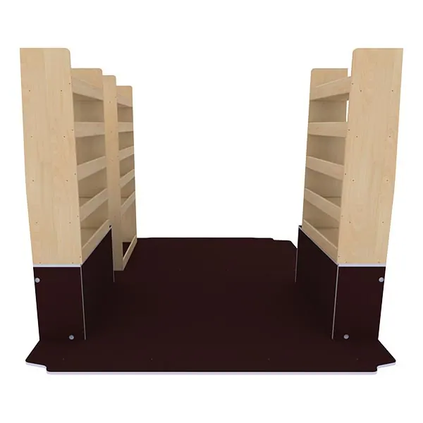 Aménagement bois optimum K4AD CP antidérapant équipement pour utilitaire Peugeot Boxer II 2006 