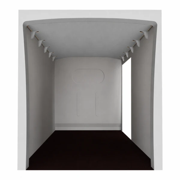 Plafond contreplaqué filmé gris équipement pour utilitaire Peugeot Boxer II 2006 
