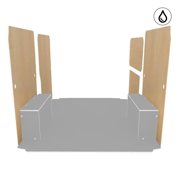Latéraux contreplaqué vernis équipement pour utilitaire Peugeot Boxer II 2006 