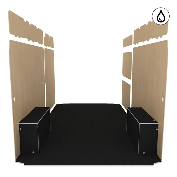 Habillage bois natural K5 CP antidérapant + vernis équipement pour utilitaire Citroen E Jumper 2021 