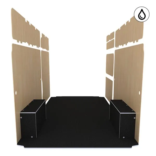 Habillage bois natural K5 CP antidérapant + vernis équipement pour utilitaire Citroen E Jumper 2021 