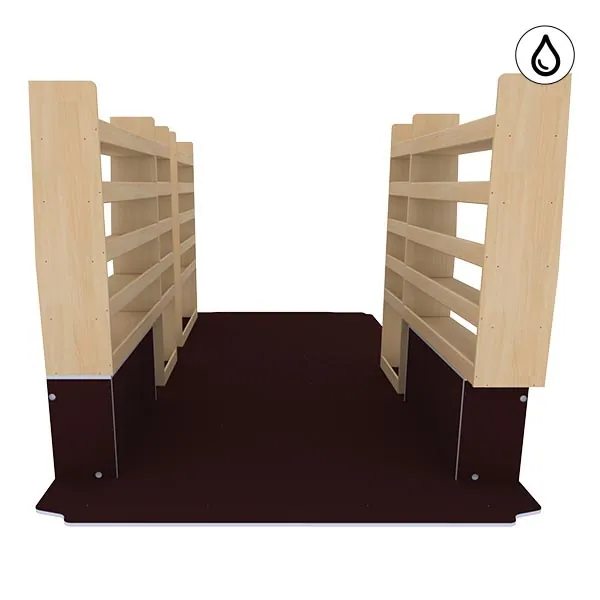 Aménagement bois optimum K5 CP antidérapant + vernis équipement pour utilitaire Citroen E Jumper 2021 