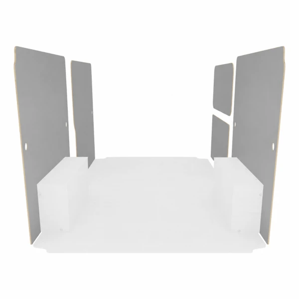 Latéraux contreplaqué filmé gris équipement pour utilitaire Peugeot Boxer II 2006 