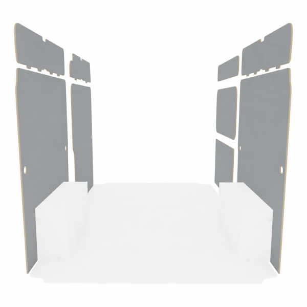 Latéraux contreplaqué filmé gris équipement pour utilitaire Peugeot Boxer II 2006 