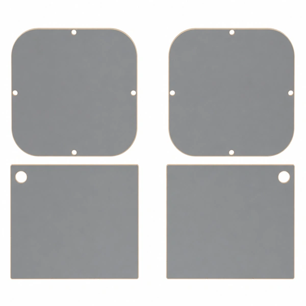 Portes arrière contreplaqué filmé gris équipement pour utilitaire Peugeot Boxer II 2006 
