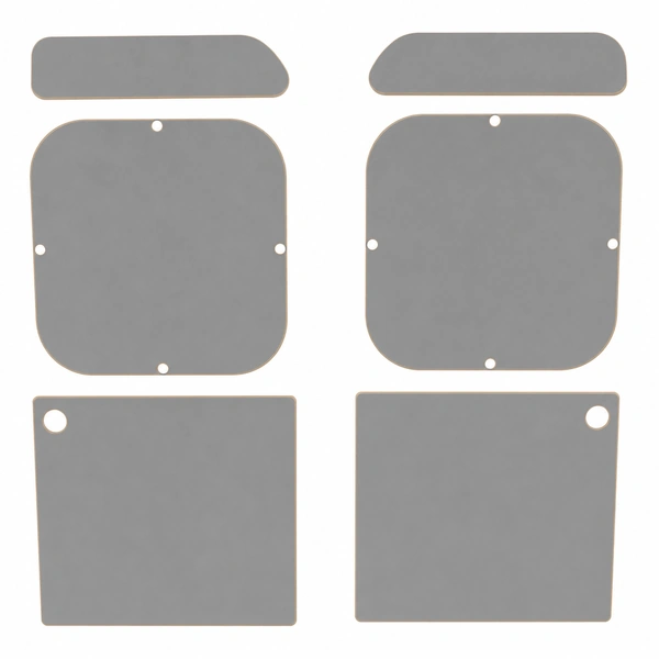 Portes arrière contreplaqué filmé gris équipement pour utilitaire Peugeot Boxer II 2006 