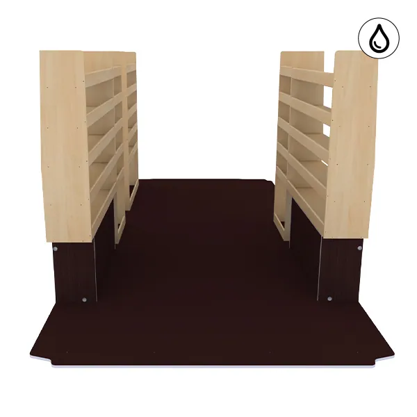 Aménagement bois optimum K5 CP antidérapant + vernis équipement pour utilitaire Citroen E Jumper 2021 
