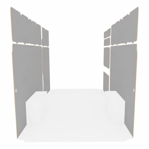 Latéraux contreplaqué filmé gris équipement pour utilitaire Peugeot Boxer II 2006 