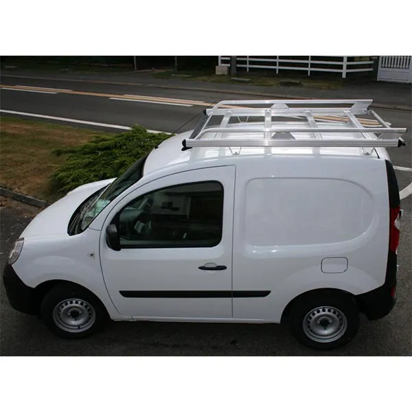 Galerie en aluminium soudé équipement pour utilitaire Renault Kangoo II 2013 