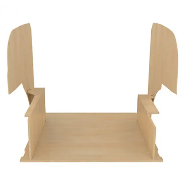 Habillage bois natural K4 CP brut équipement pour utilitaire Renault Kangoo II 2008 