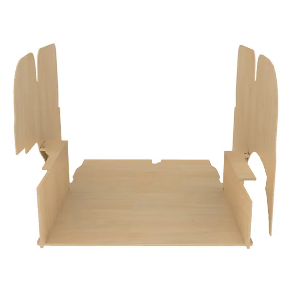 Habillage bois natural K4 CP brut équipement pour utilitaire Renault Kangoo II 2008 