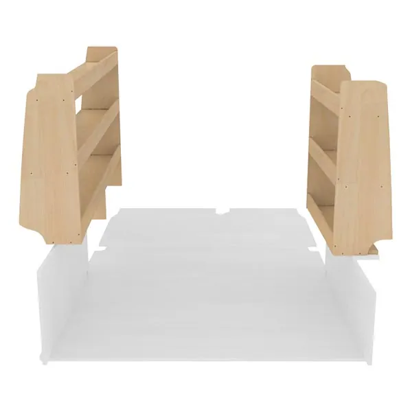 Pack casiers bois équipement pour utilitaire Renault Kangoo II 2008 