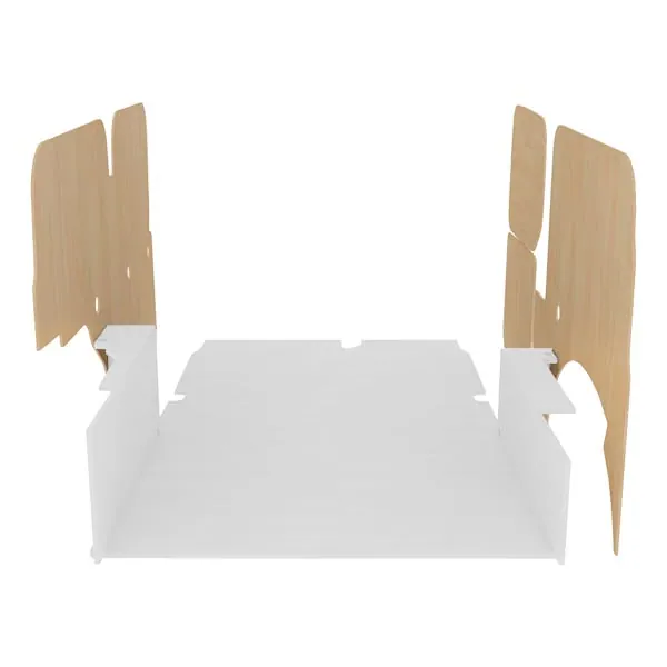 Latéraux contreplaqué brut équipement pour utilitaire Renault Kangoo II 2008 