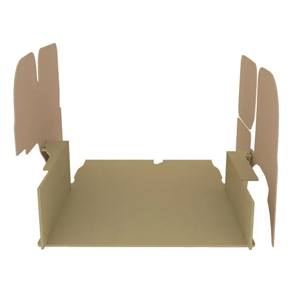 Habillage bois natural K2 aggloméré + MDF / Portes arrière incluses équipement pour utilitaire Renault Kangoo II 2008 