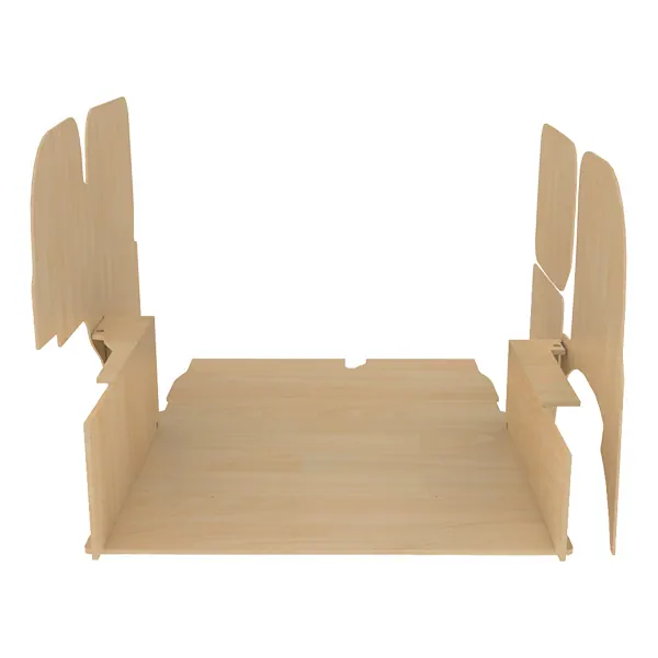 Habillage bois natural K4 CP brut équipement pour utilitaire Renault Kangoo II 2008 