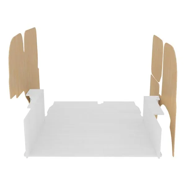 Latéraux contreplaqué brut équipement pour utilitaire Renault Kangoo II 2008 