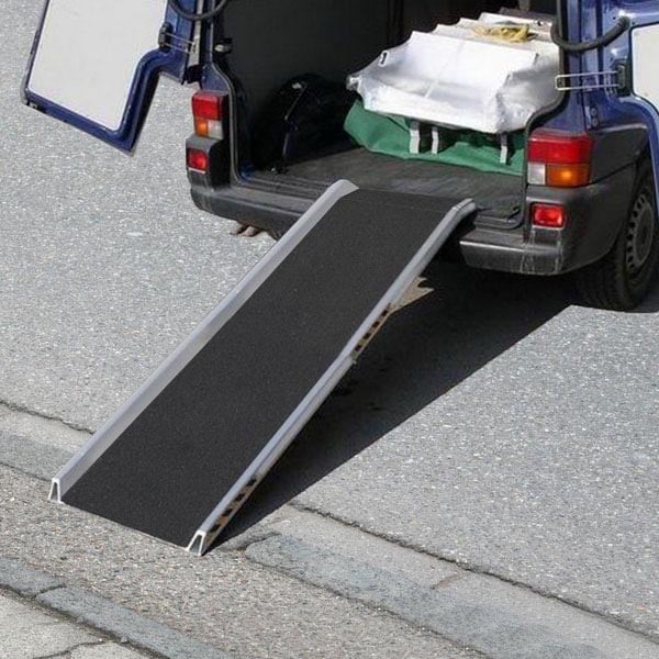 Rampe d'accès amovible en alu (L=2490 x l=640mm) GRIP équipement pour utilitaire