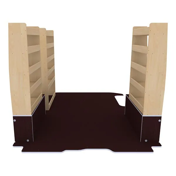 Aménagement bois optimum K5 CP antidérapant + vernis équipement pour utilitaire Nissan Primastar 2000 