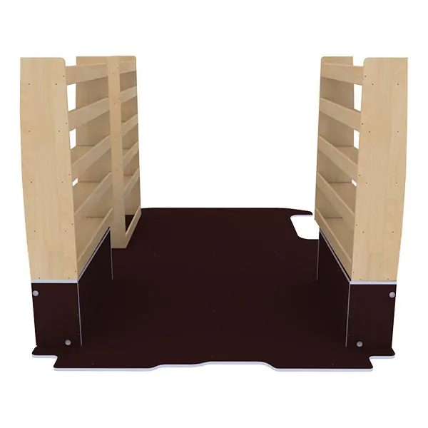 Aménagement bois optimum K4AD CP antidérapant équipement pour utilitaire Nissan Primastar 2000 
