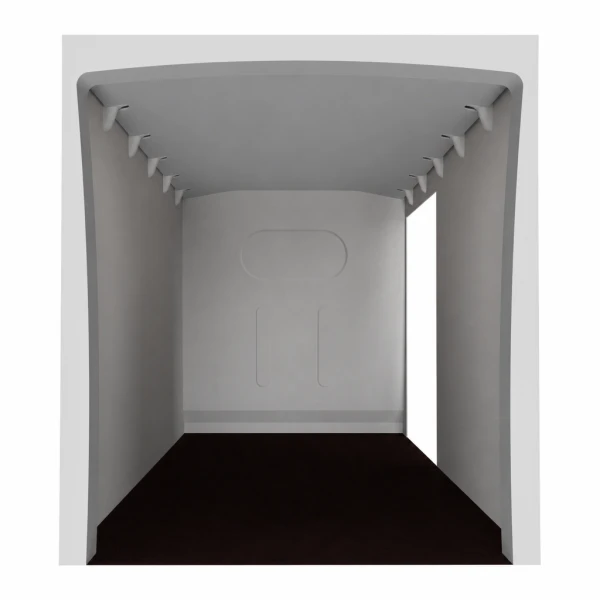 Plafond contreplaqué filmé gris équipement pour utilitaire