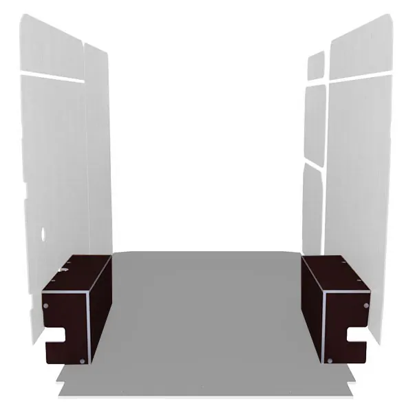 Passage de roues contreplaqué antidérapant équipement pour utilitaire Renault Master II 1997 