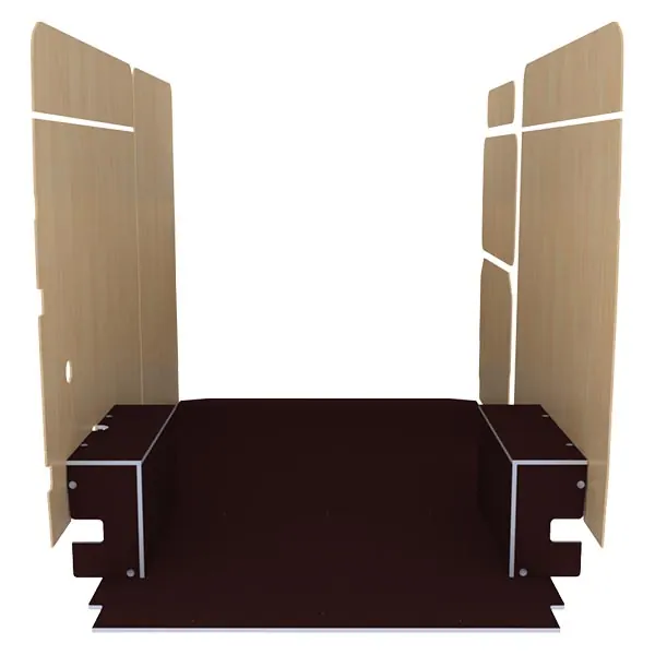 Habillage bois natural K4AD CP antidérapant équipement pour utilitaire Renault Master II 1997 